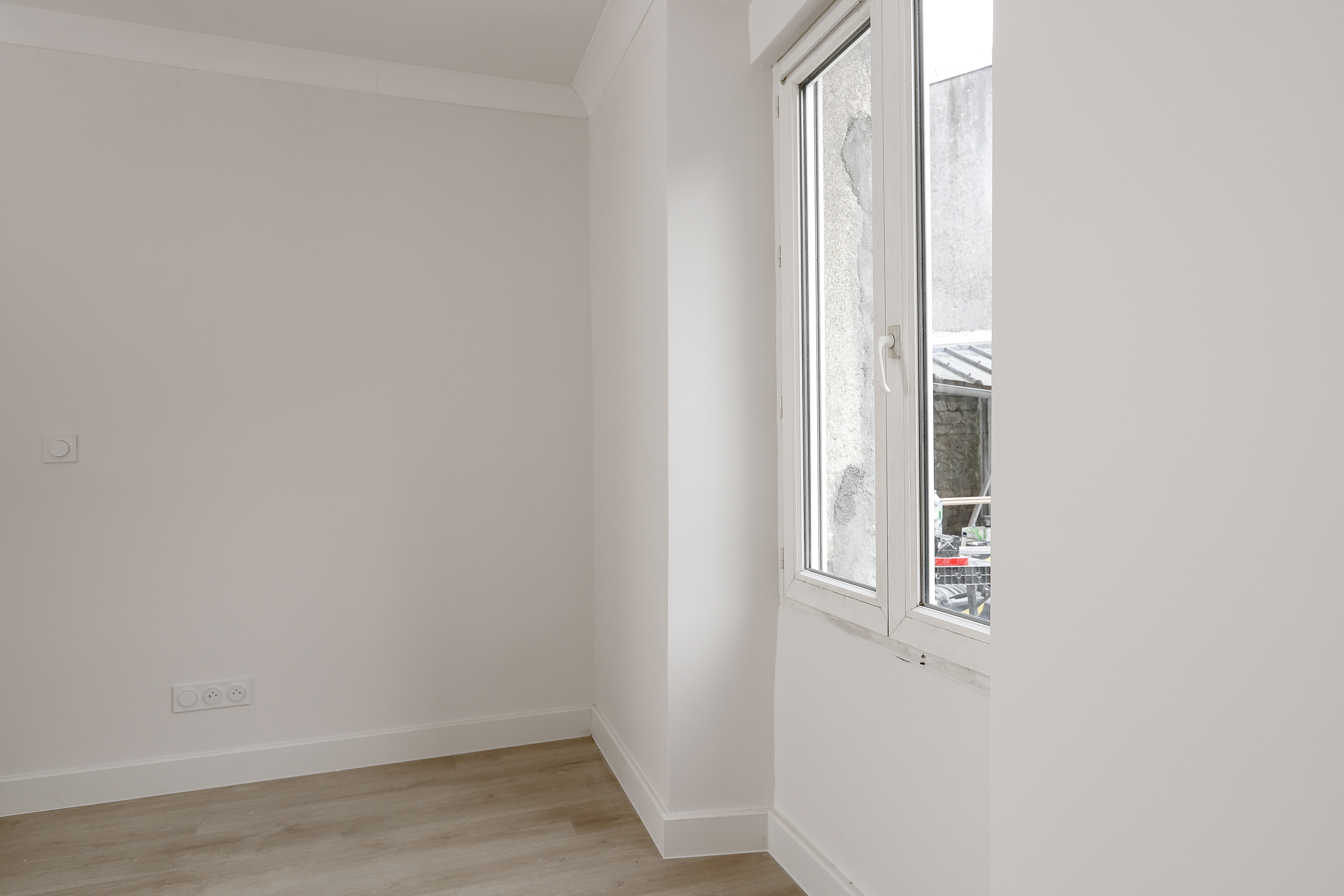 Après - pièce rénovée